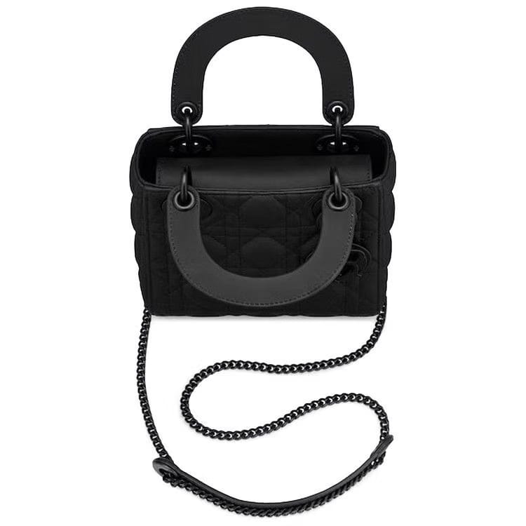 Dior Mini Lady Dior Bag Black Ultramatte