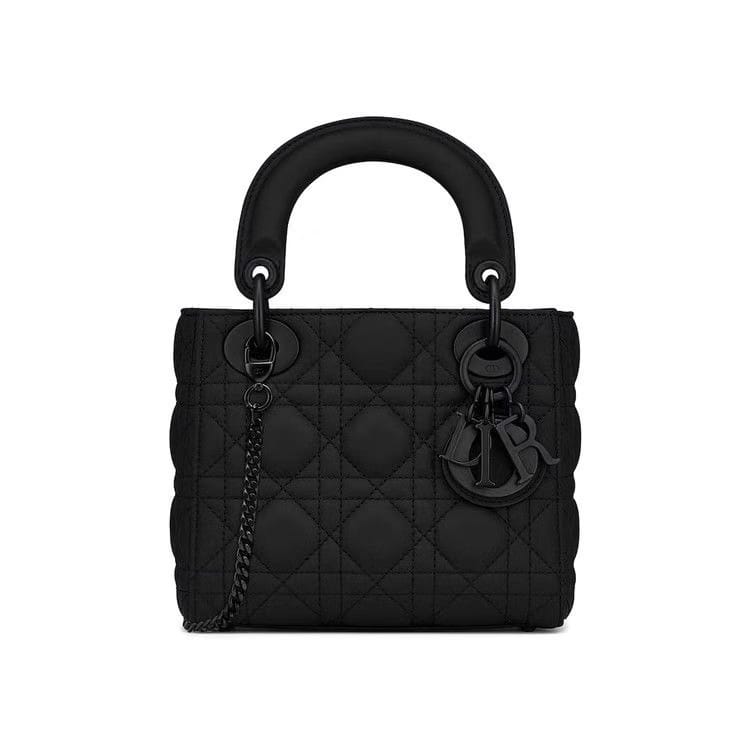 Dior Mini Lady Dior Bag Black Ultramatte
