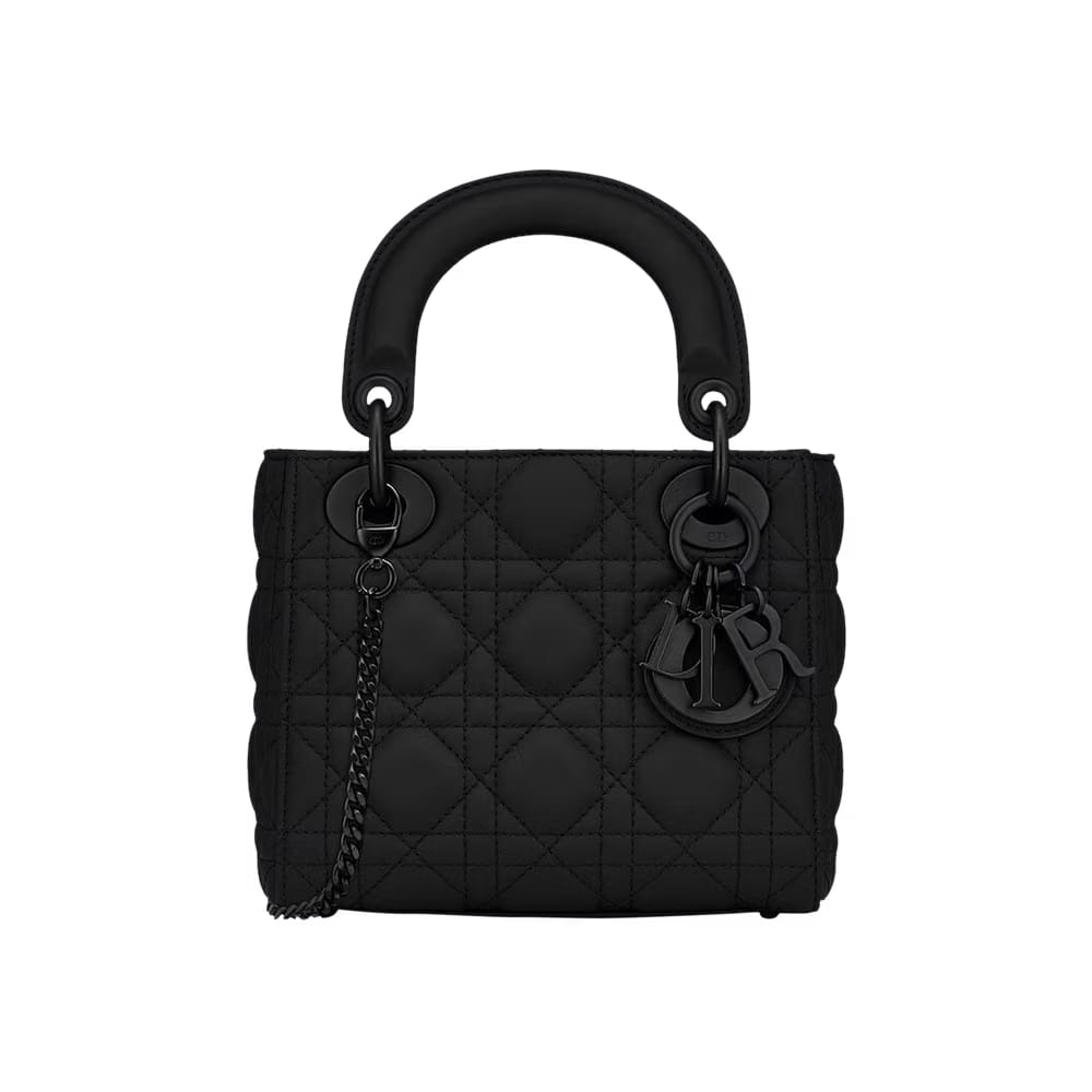 Dior Mini Lady Dior Bag Black Ultramatte