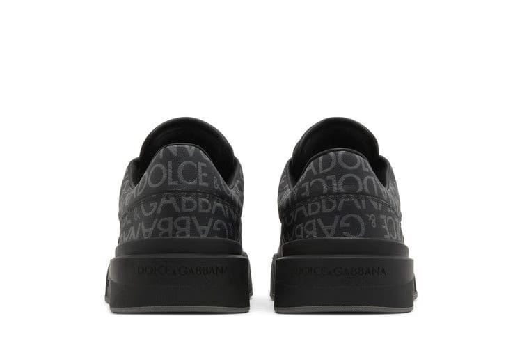 Dolce & Gabbana New Roma Low Allover Jacquard Logo - Black