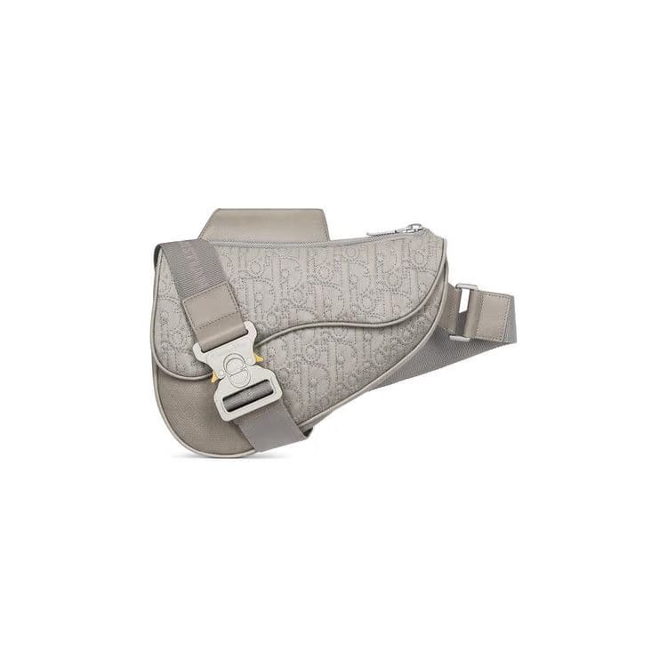 Dior x Stone Island Saddle Bag Grey