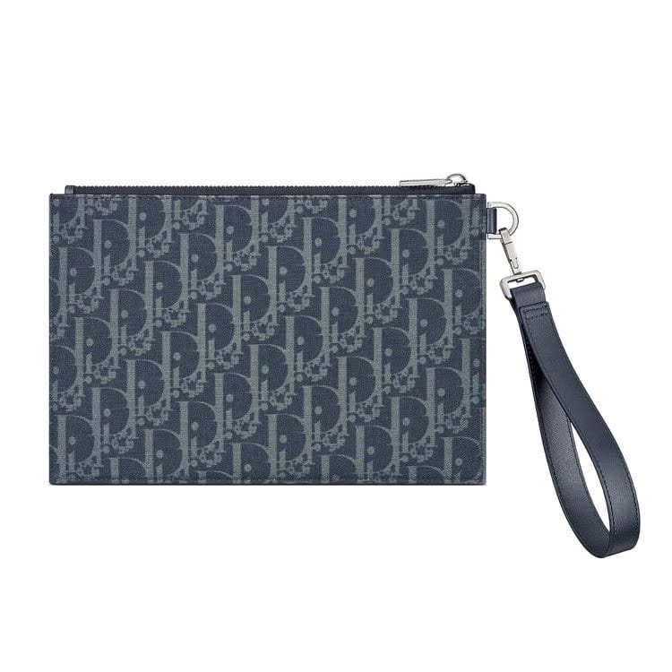 Dior x Denim Tears A5 Pouch Blue