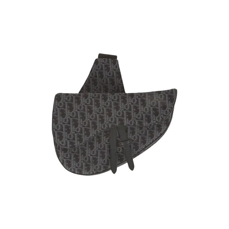 Dior Oblique Saddle Bag Blue Tonal