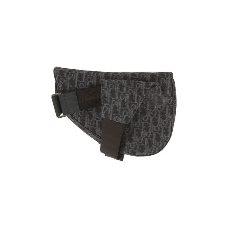 Dior Oblique Saddle Bag Blue Tonal