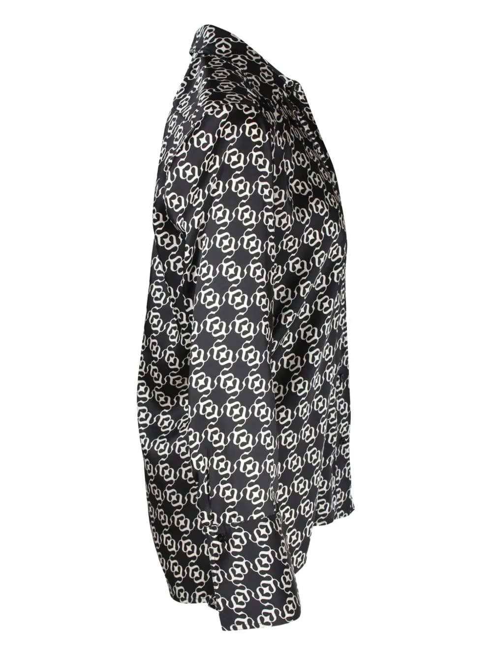 chain-print shirt