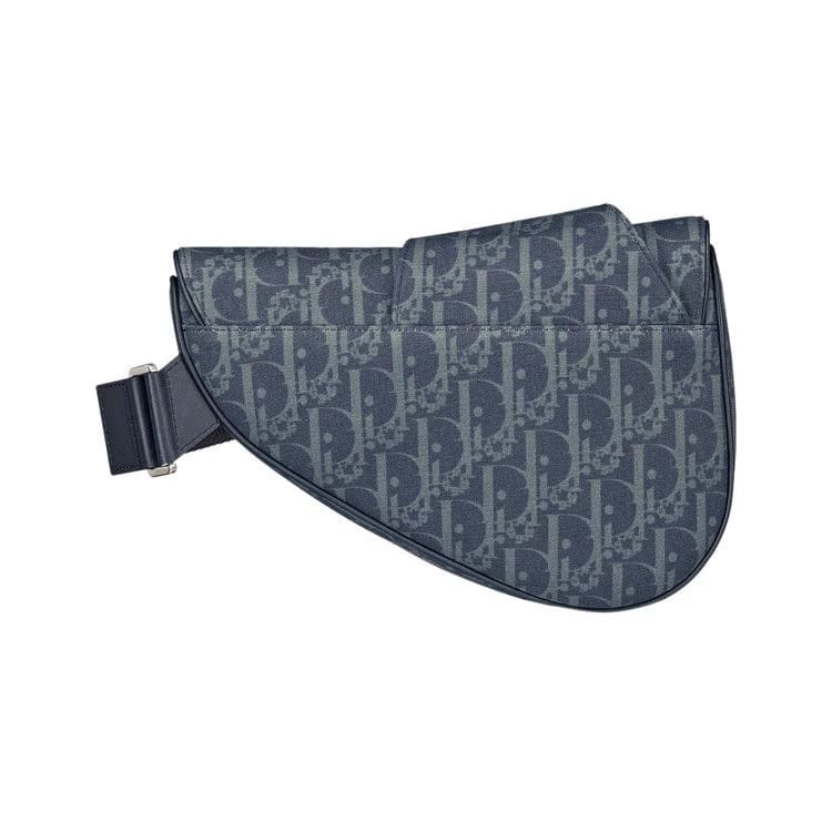 Dior x Denim Tears Saddle Bag Blue