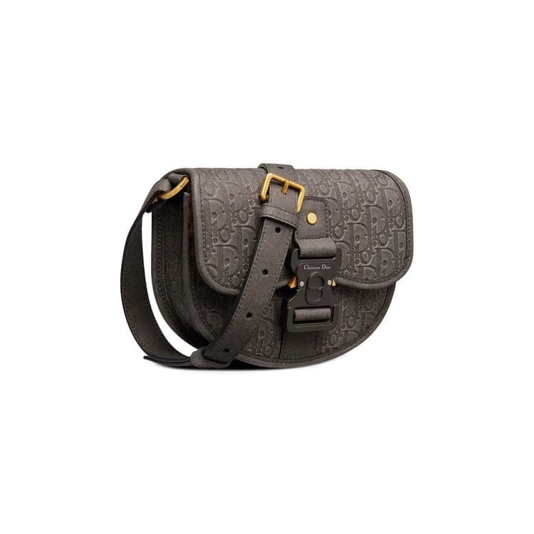 Dior x Denim Tears Mini Gallop Bag With Strap Black