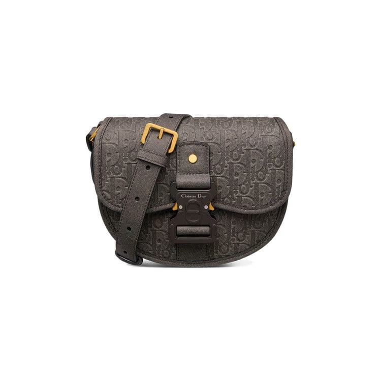 Dior x Denim Tears Mini Gallop Bag With Strap Black