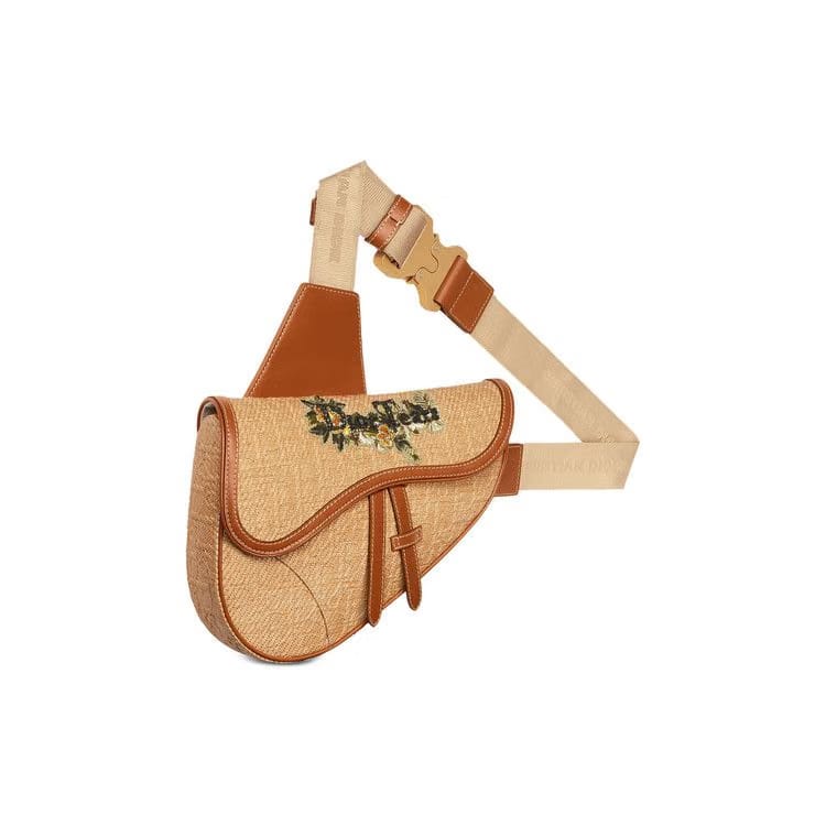Dior x Denim Tears Saddle Bag Brown