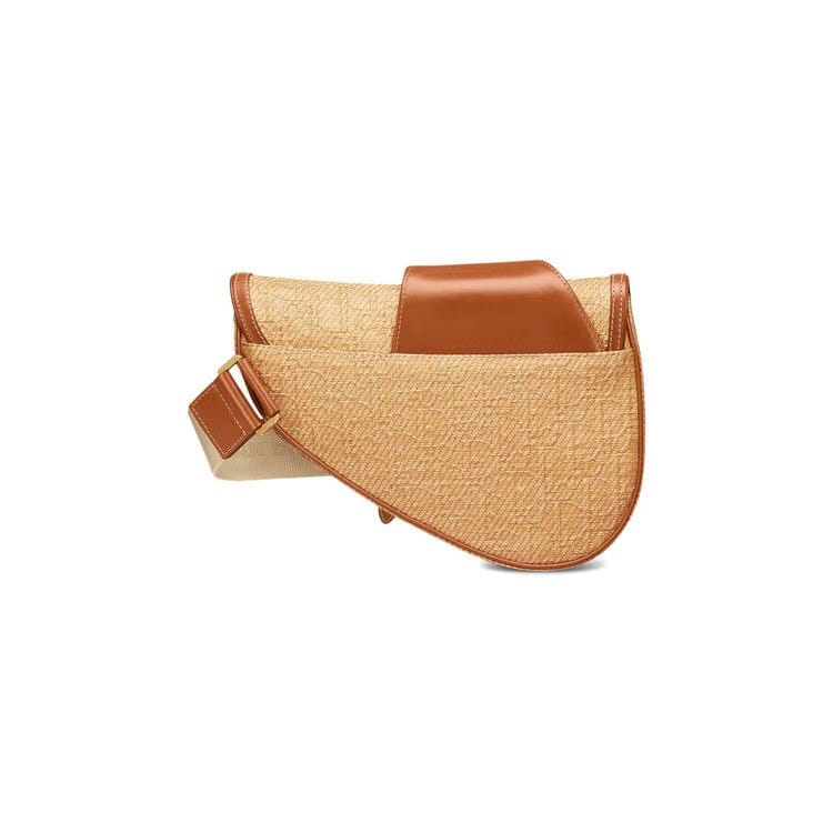 Dior x Denim Tears Saddle Bag Brown