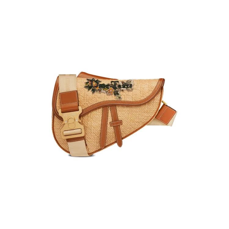 Dior x Denim Tears Saddle Bag Brown