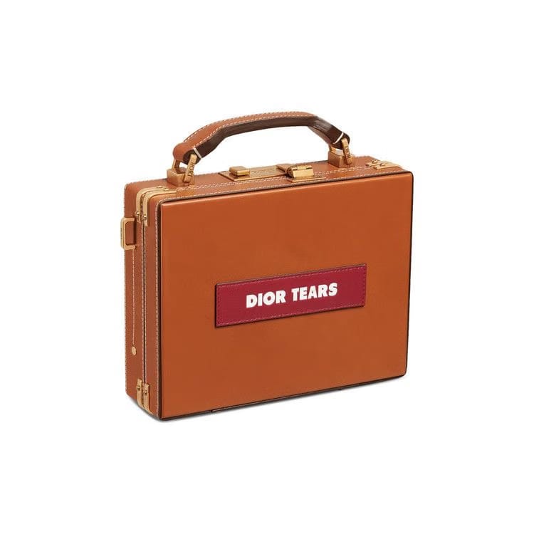 Dior x Denim Tears Lock Bag Brown