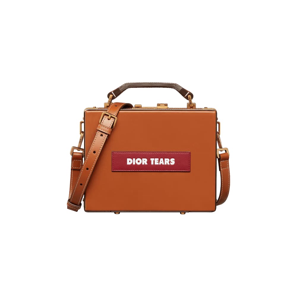 Dior x Denim Tears Lock Bag Brown