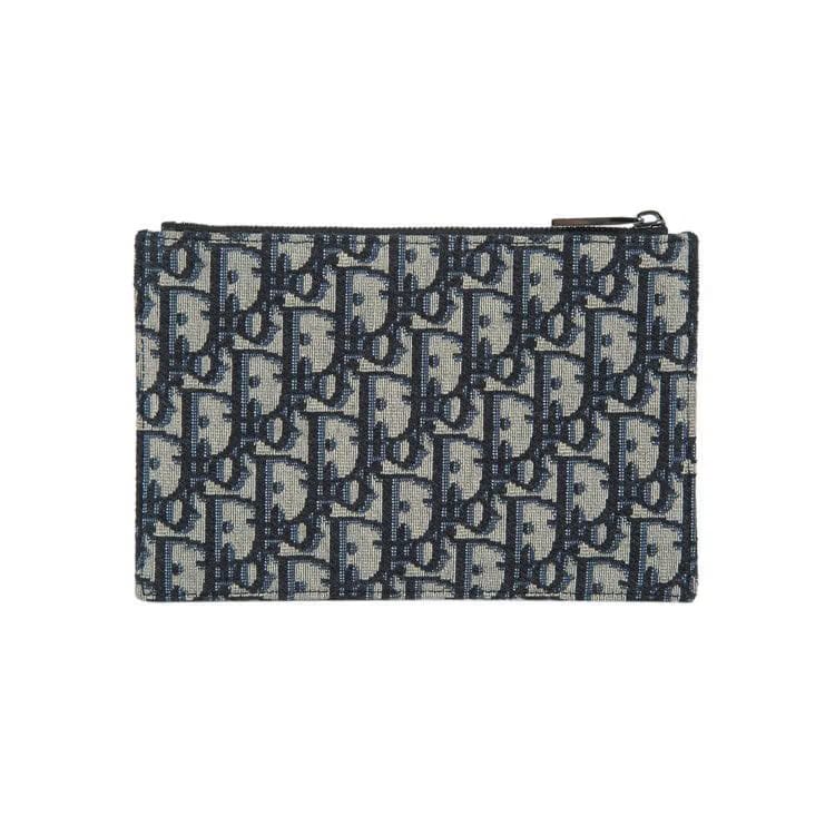 Dior Oblique Pouch Navy