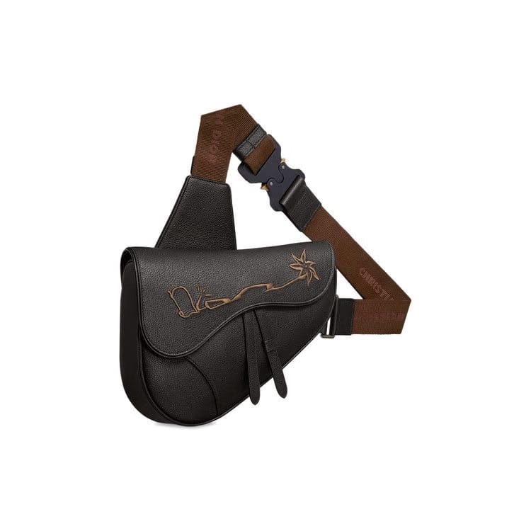 Dior x Cactus Jack Saddle Bag Black