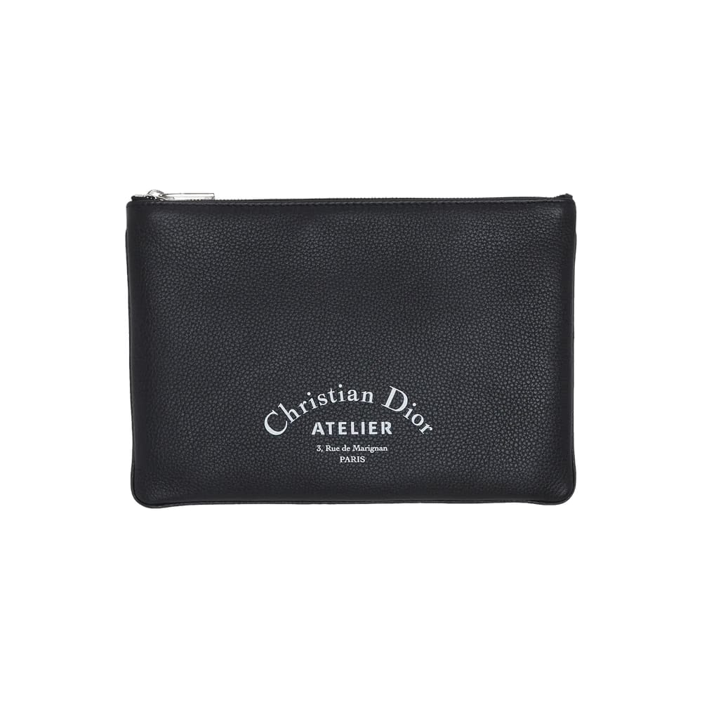 Dior Small Leather Zip-Pouch Black