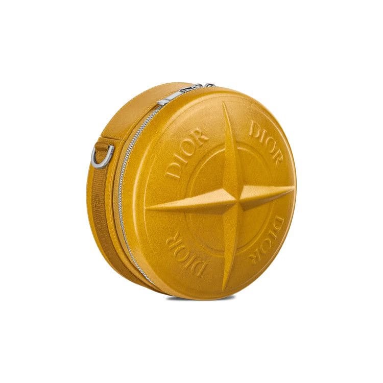 Dior x Stone Island Round Bag Yellow