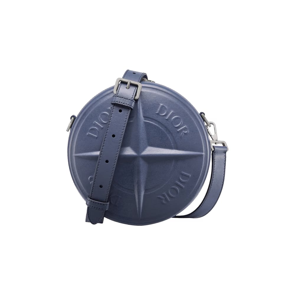 Dior x Stone Island Round Bag Blue