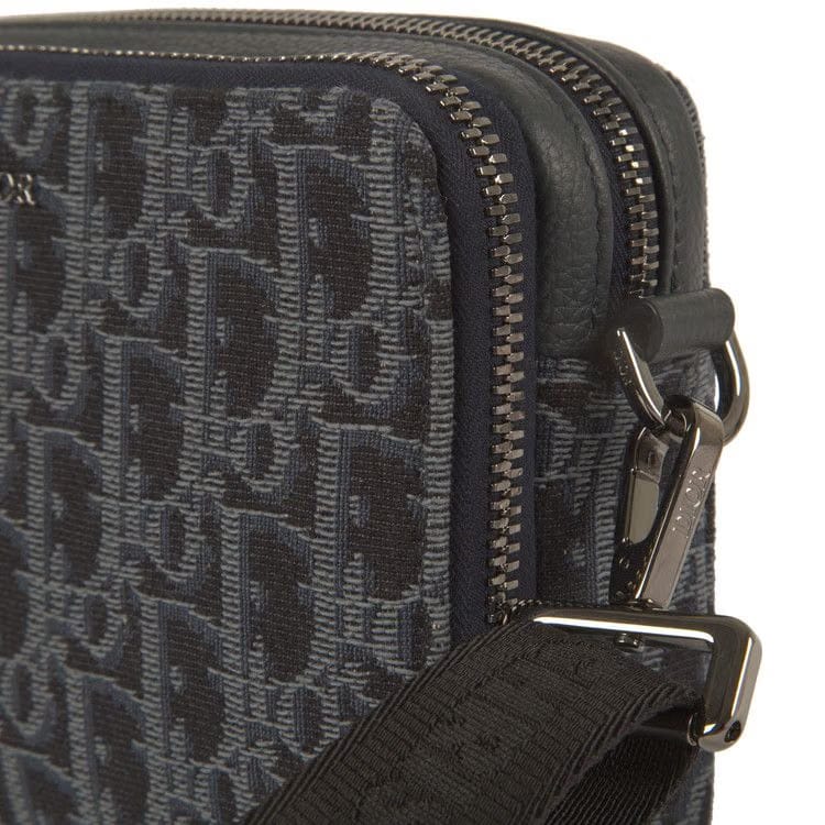Dior Oblique Pouch Blue