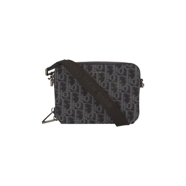 Dior Oblique Pouch Blue