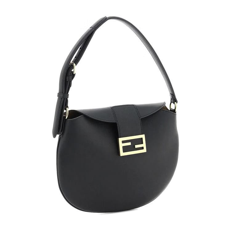 Fendi Croissant Shoulder Bag Nero