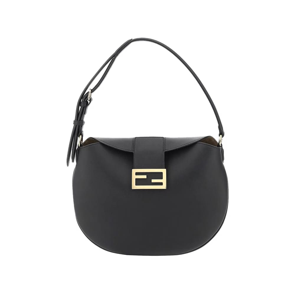 Fendi Croissant Shoulder Bag Nero