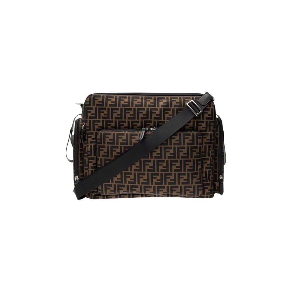 Fendi FF Logo Changing Bag Brown