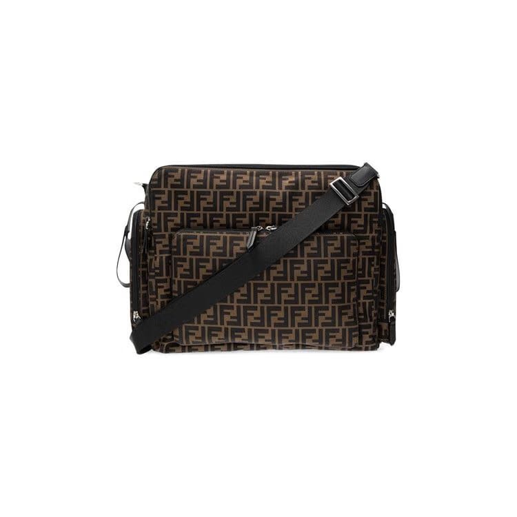 Fendi FF Logo Changing Bag Brown