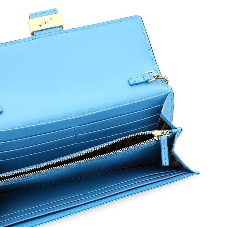 Fendi x Sarah Coleman Wallet On Chain Cyber Blue