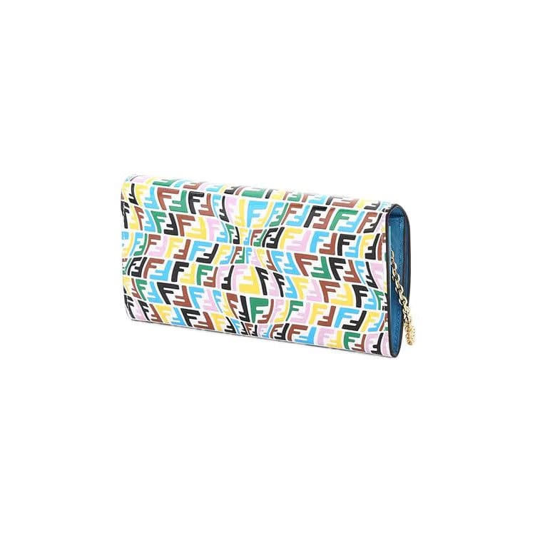 Fendi x Sarah Coleman Wallet On Chain Cyber Blue