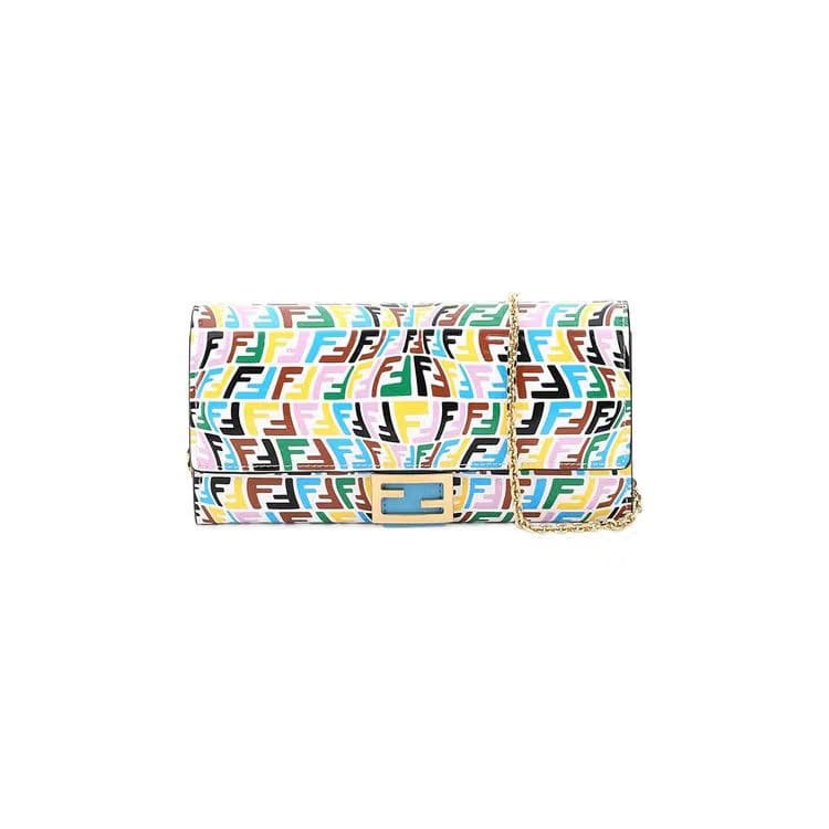 Fendi x Sarah Coleman Wallet On Chain Cyber Blue