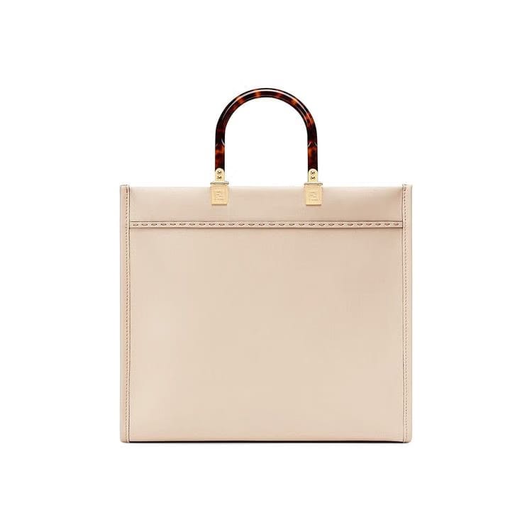 Fendi Sunshine Medium Tote Bag Poudre/Oro