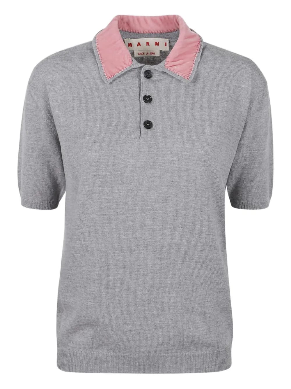 velvet collar polo