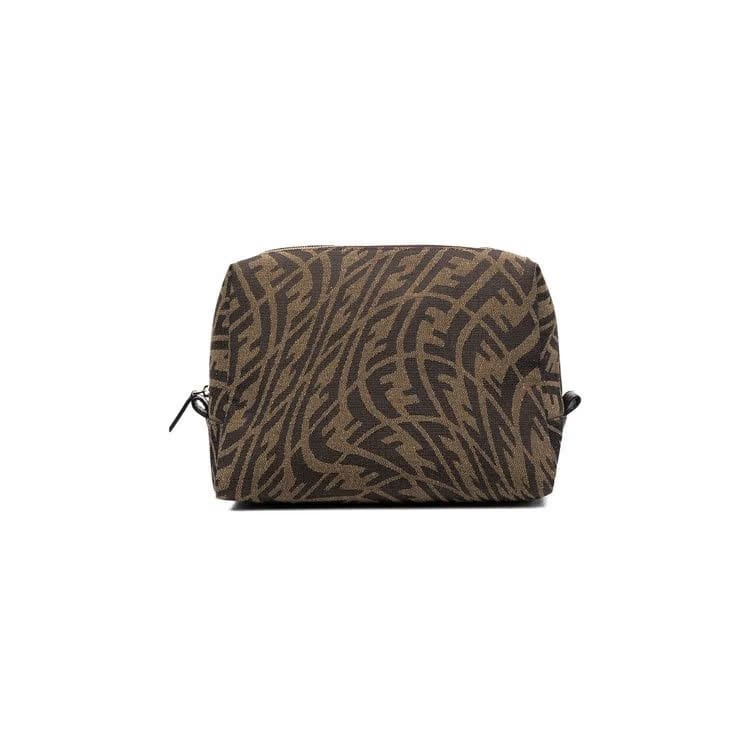 Fendi x Sarah Coleman FF Vertigo Trapeze Beauty Bag Brown