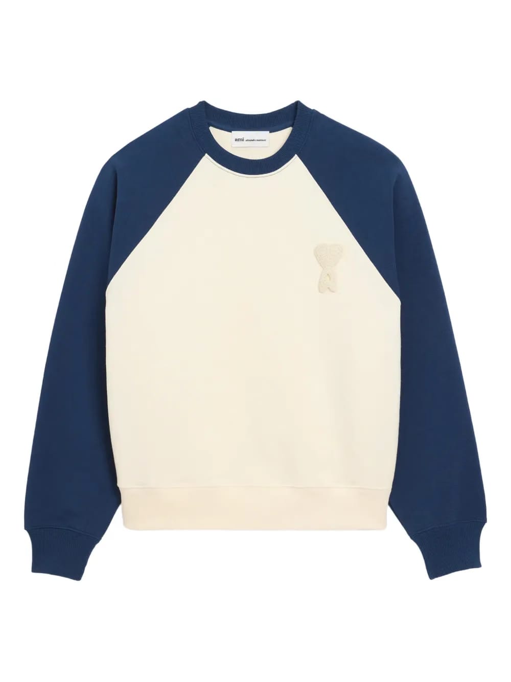 Ami De Coeur knitted-patch sweatshirt