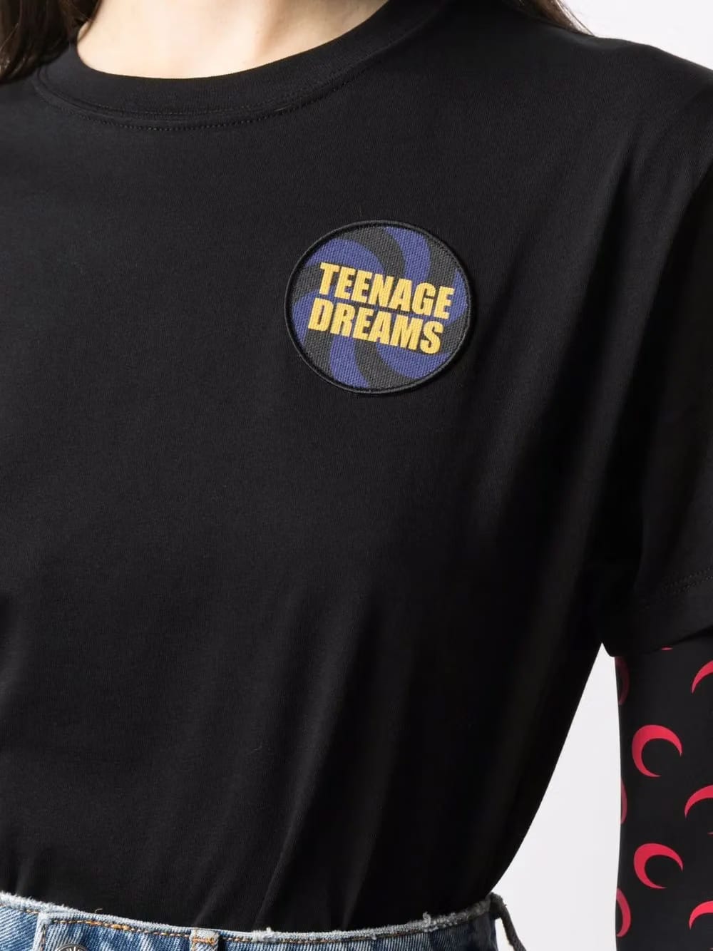 patch-detail cotton T-Shirt