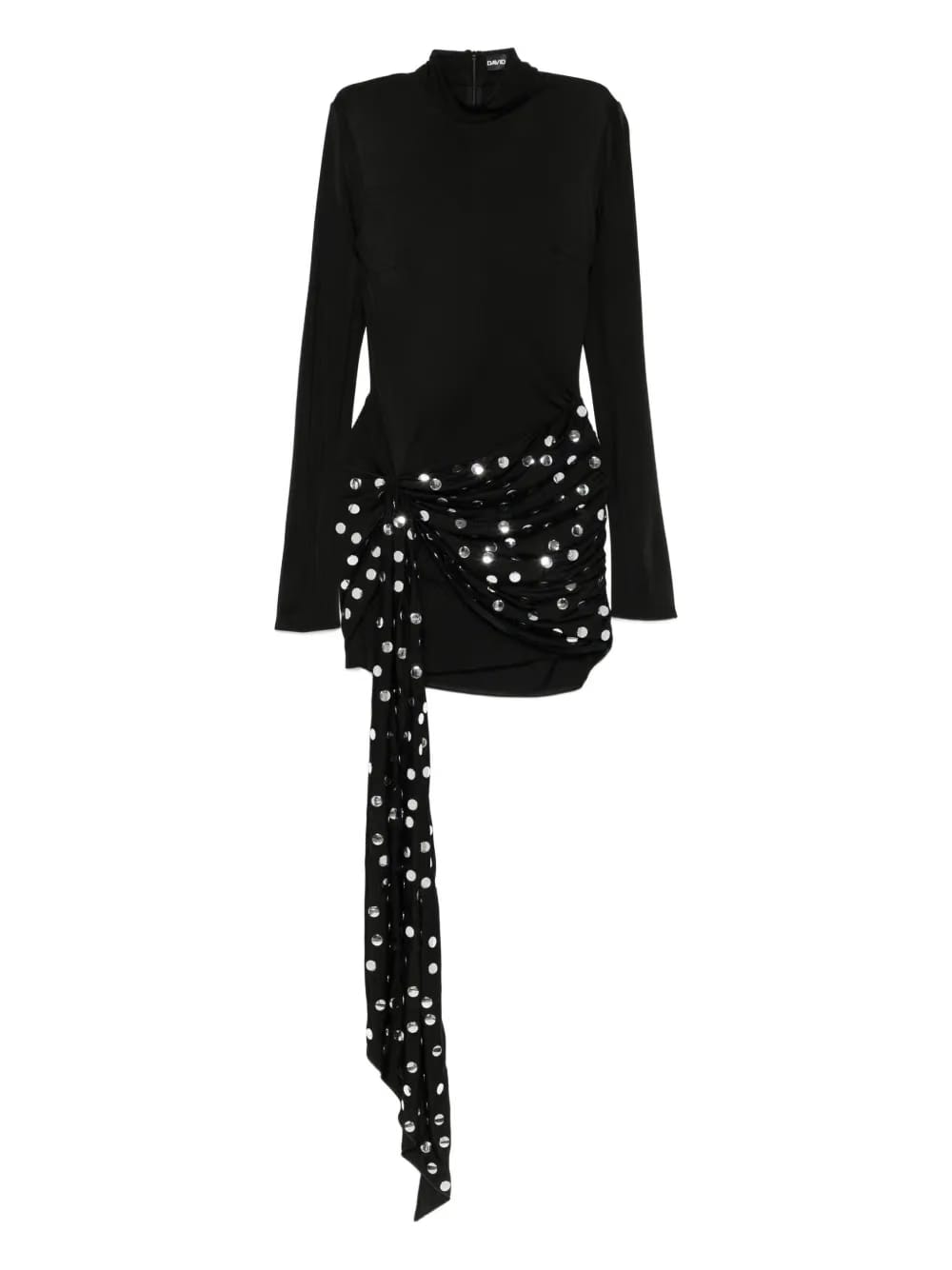 knot embellished dress