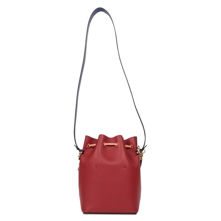 Fendi Mon Tresor Small Bucket Bag Red
