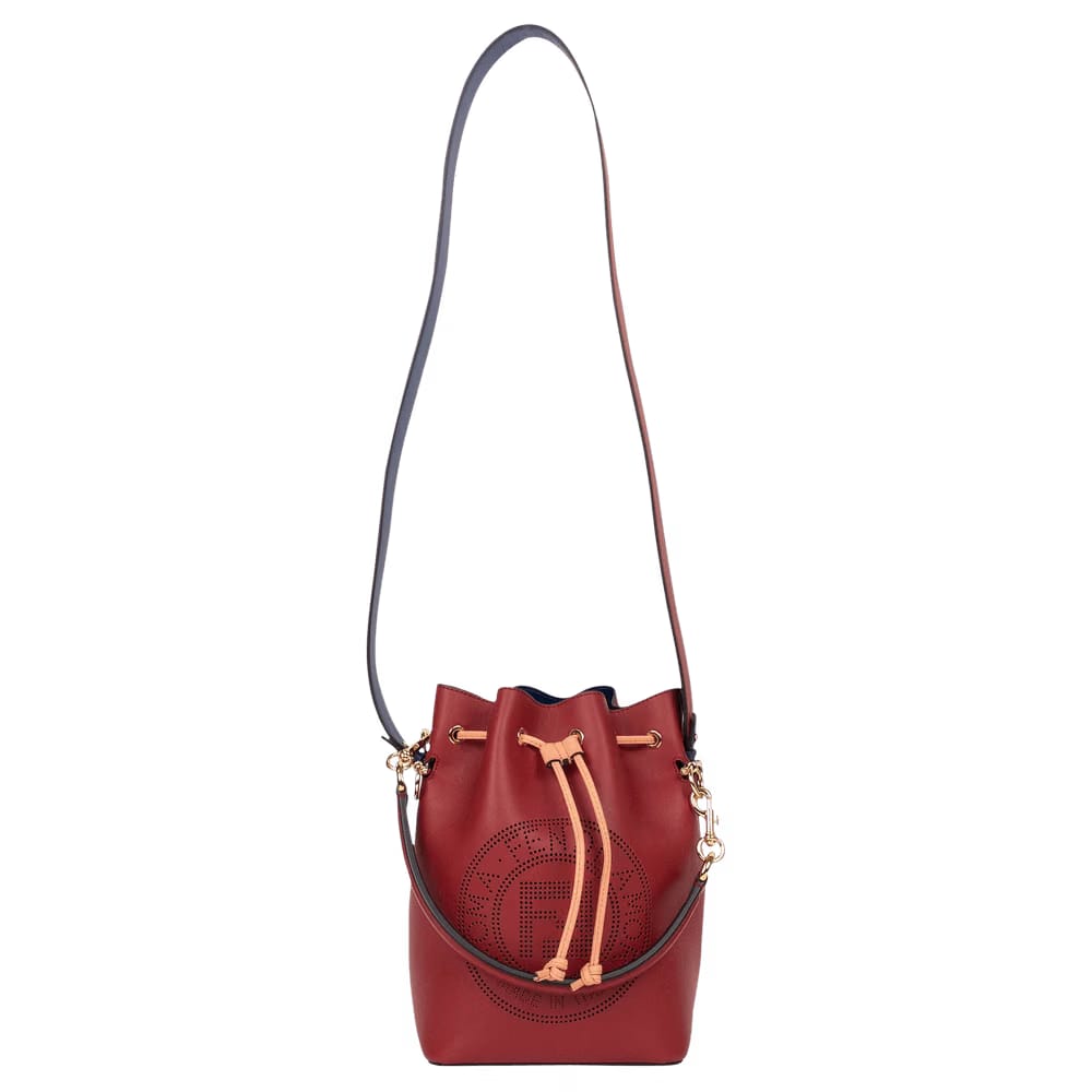 Fendi Mon Tresor Small Bucket Bag Red