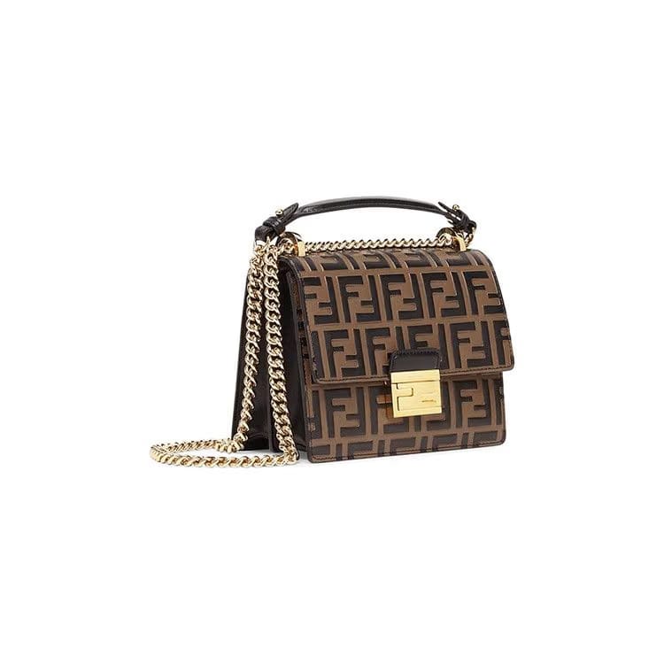 Fendi Kan U Small Bag Brown/Black
