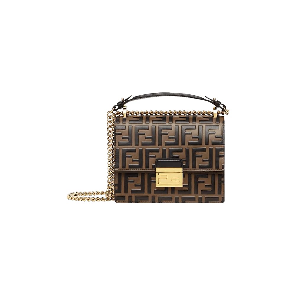 Fendi Kan U Small Bag Brown/Black