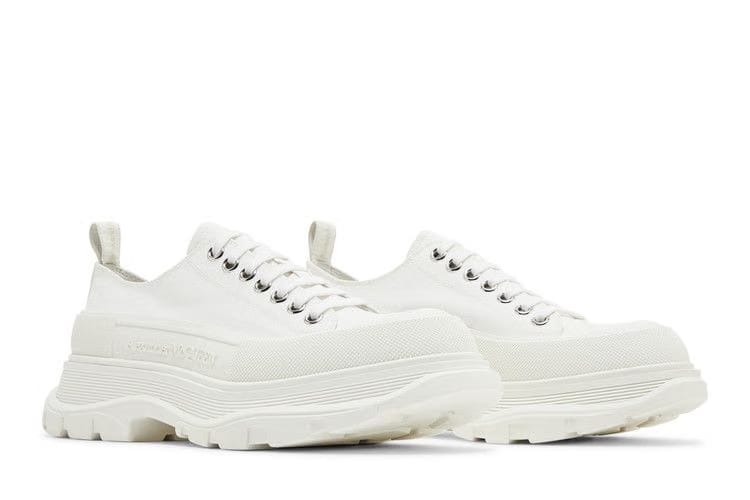 Alexander Mcqueen Tread Slick Low Lace Up White Fw21