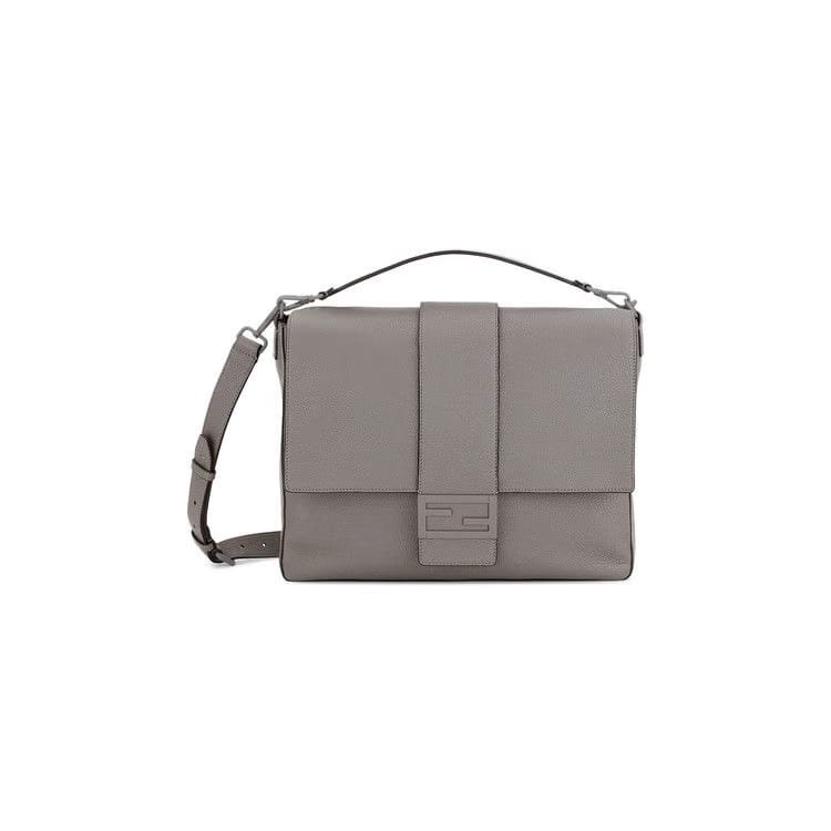 Fendi Logo Buckly Cassette Bag Grey