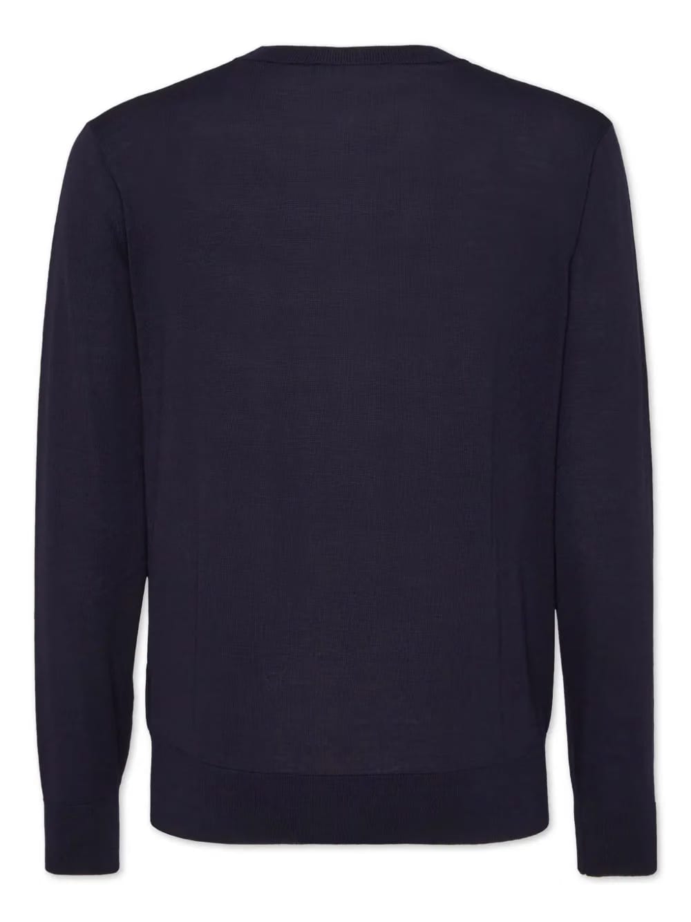 fine-knit crew-neck jumper