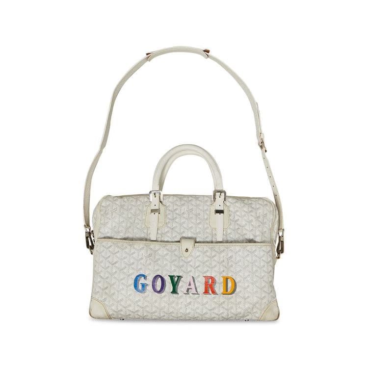 Goyard Vintage Ambassade Bag White