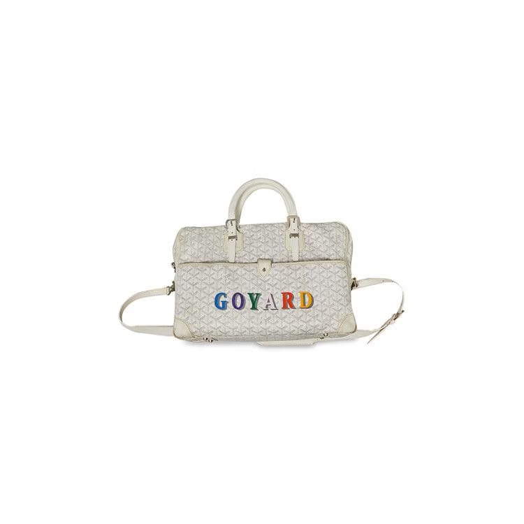 Goyard Vintage Ambassade Bag White