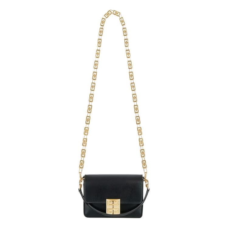Givenchy 4G Small Crossbody Bag With Cube Chain Black
