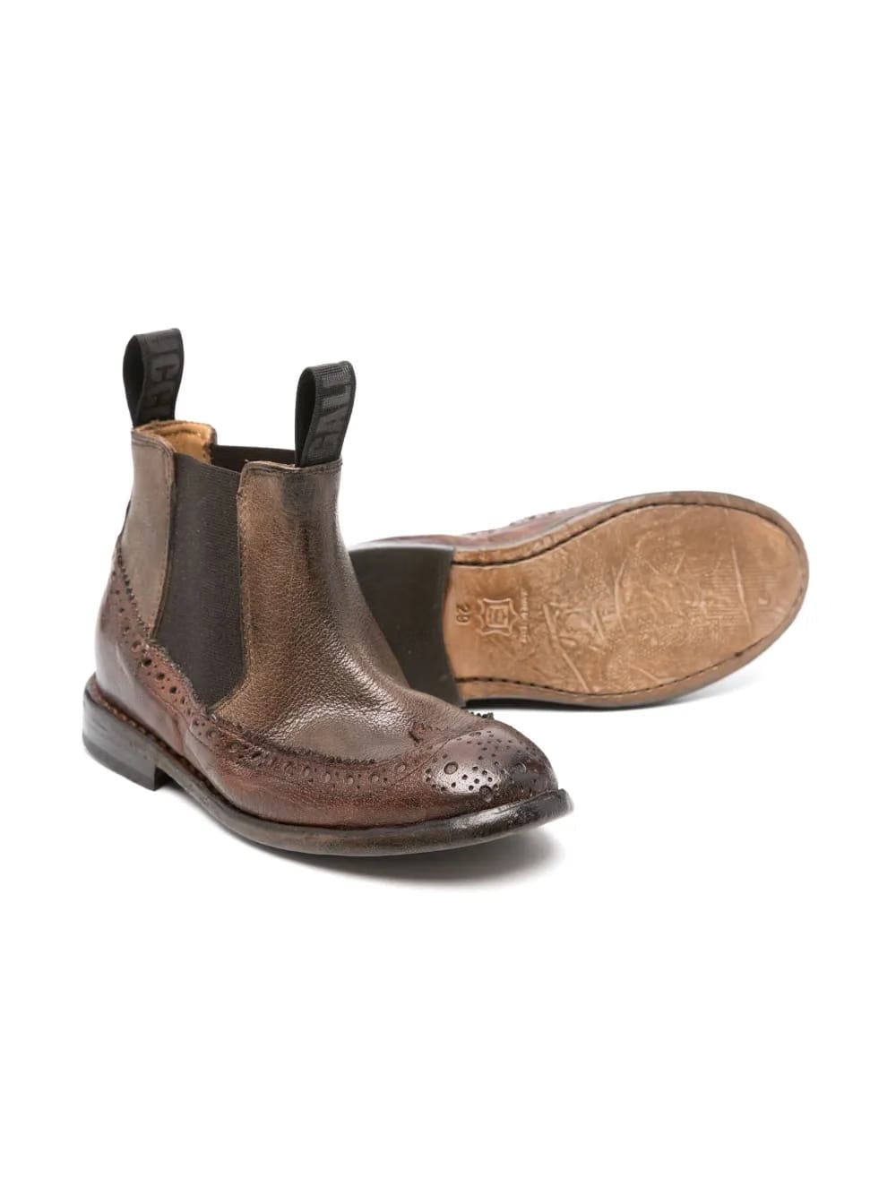 Western leather boots