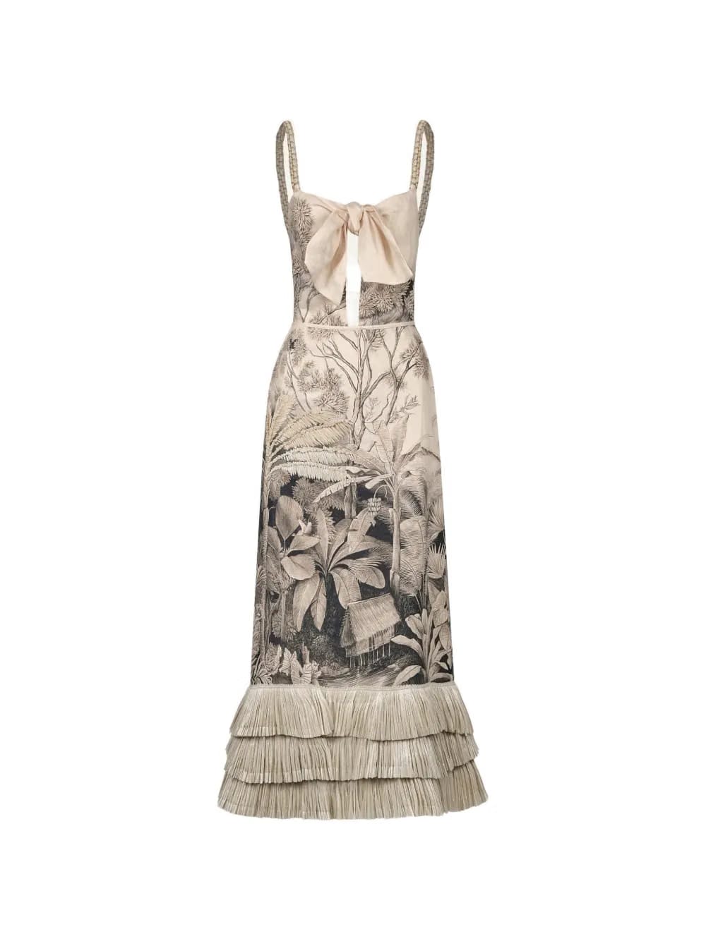 Invictus graphic-pattern midi dress