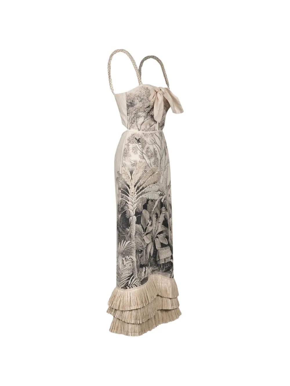 Invictus graphic-pattern midi dress